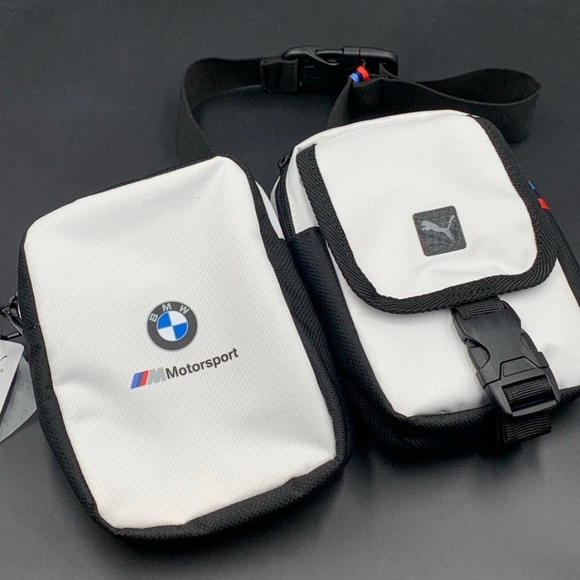 NWT Men's Puma x BMW Motorsport Double Portable Waist Bag - Picture 3 of 16